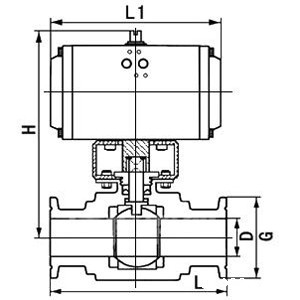 气动卫生级球阀(图1) 气动卫生级球阀(图1)