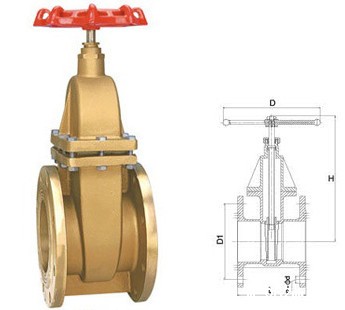 Z15W-16T黄铜闸阀(图3) Z15W-16T黄铜闸阀(图3)