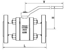 高压锻钢球阀(图1)