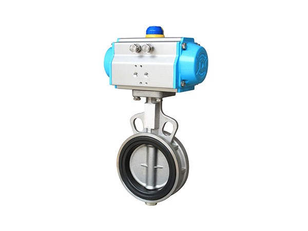 D671X气动衬胶中线真空蝶阀