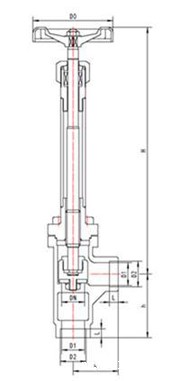 低温角式截止阀(图1)